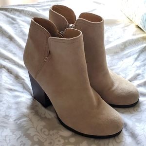 High heel booties